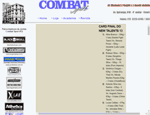 Tablet Screenshot of combatsport.com.br